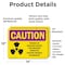 Signmission Radiation & Laser Sign, 10 in H x 14 in W, Vinyl Decal, Rectangle OS-2PACK-CR-D-1014-L-10151 - alternate 3